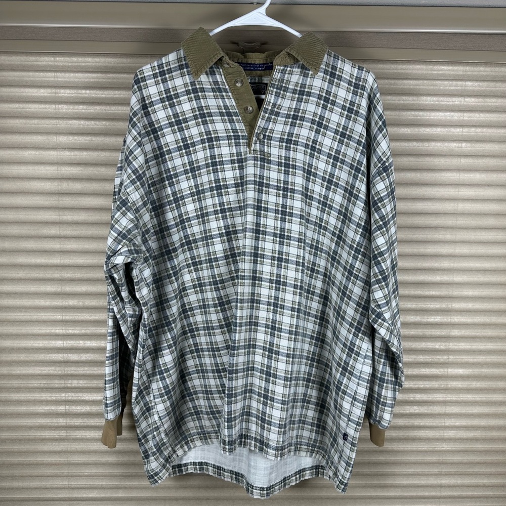 Casual Button Down Shirt Corduroy Collar